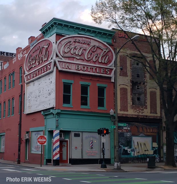 Coca Cola on Broad Street at old Clay Market