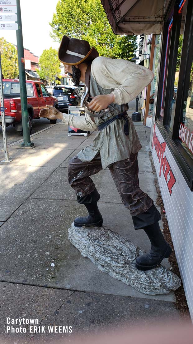 Pirate Figure on Cary Street in Carytown