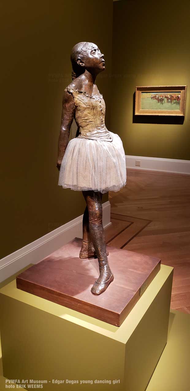 Edgar Degas Young Dancing Girl sculpture