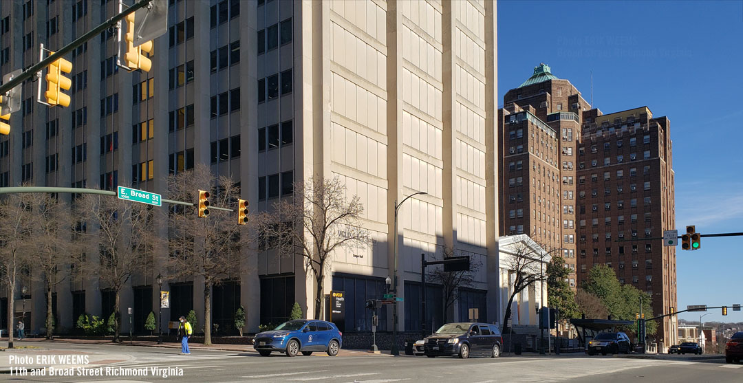 On Broad Street and 11th Street