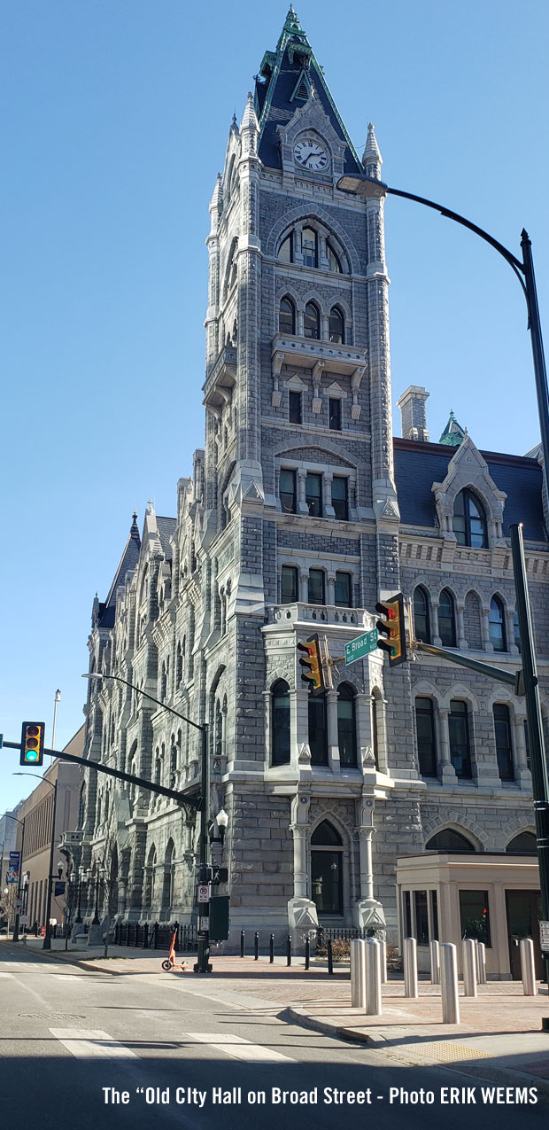 The Old City Hall on Broad Street