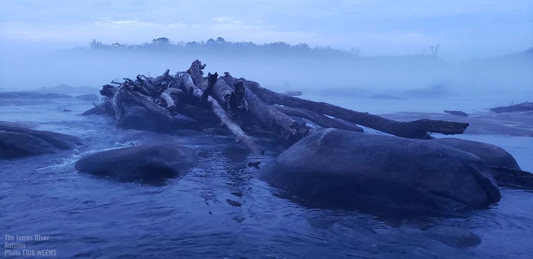 James River Foggy Autumn James River Foggy Autumn