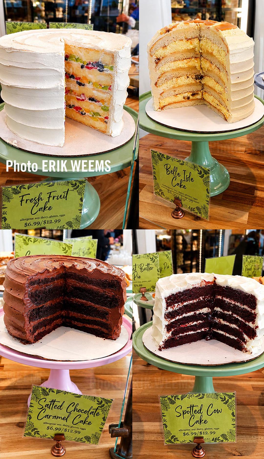 Cake slices at Shyndigz Richmond