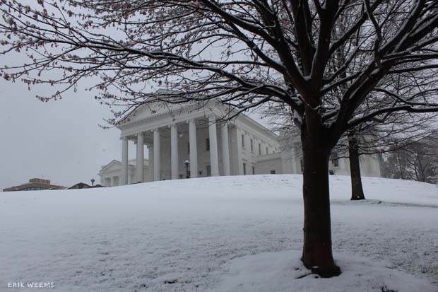 Capitol in Snow