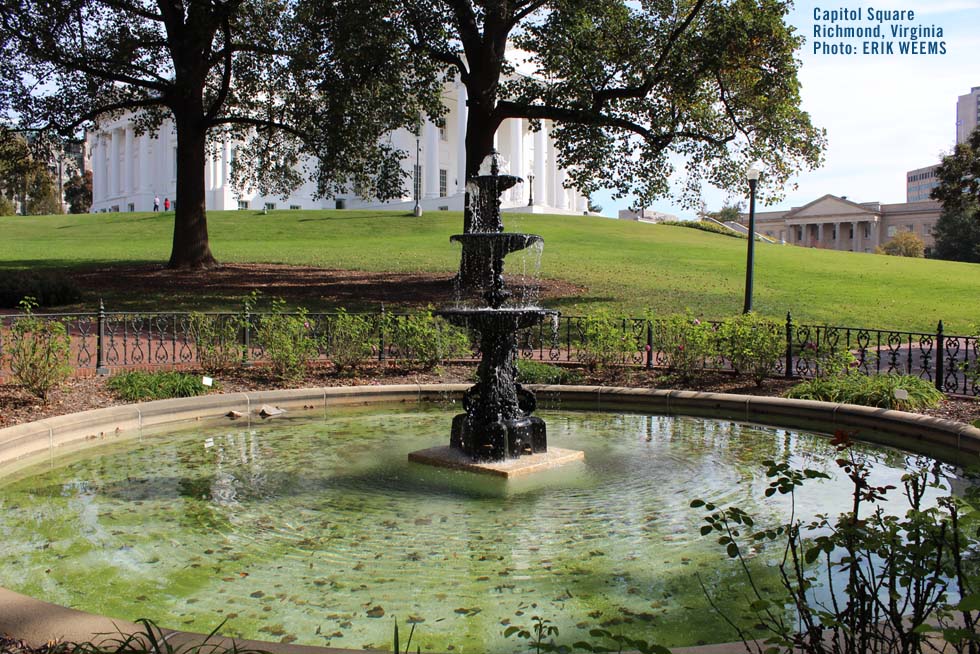 Capitol Square Richmond Virginia - Fountain Waters
