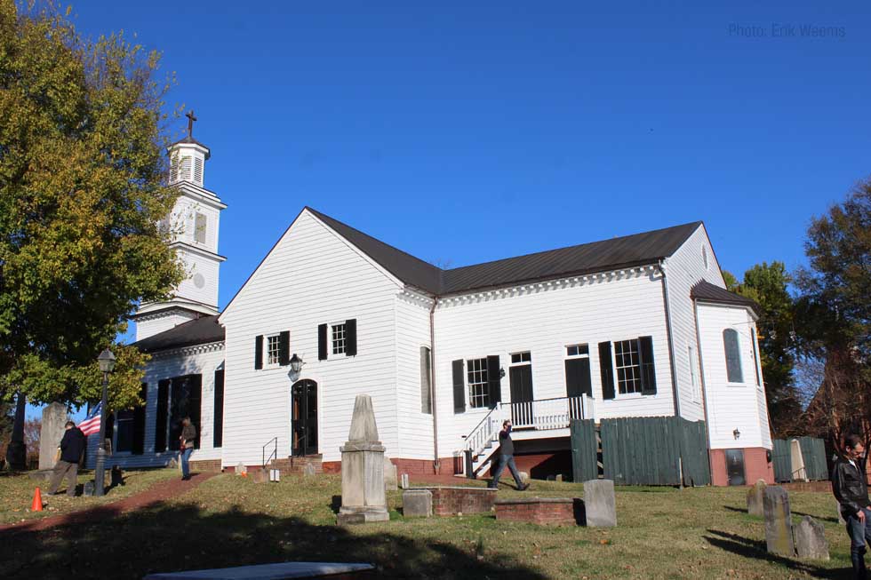St Johns Church in Richmond Virginia - side view