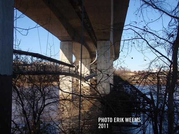 Beneath the Robert E Lee Bridge
