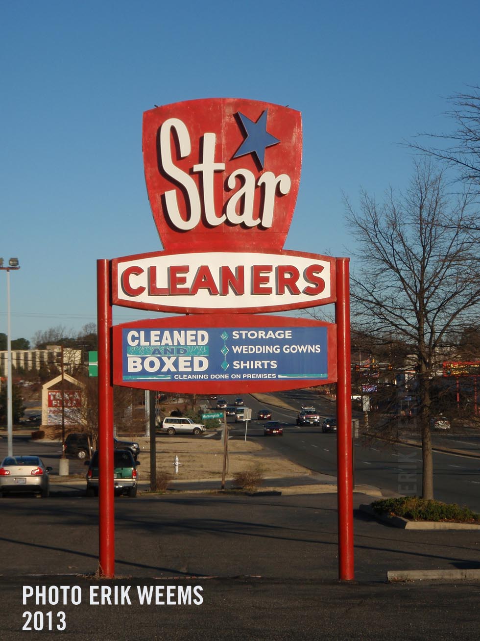 Star Cleaners Richmond Virginia Sign Art