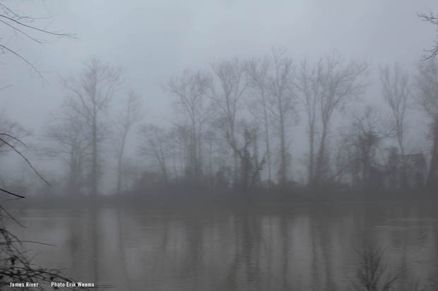 Fog on the James River