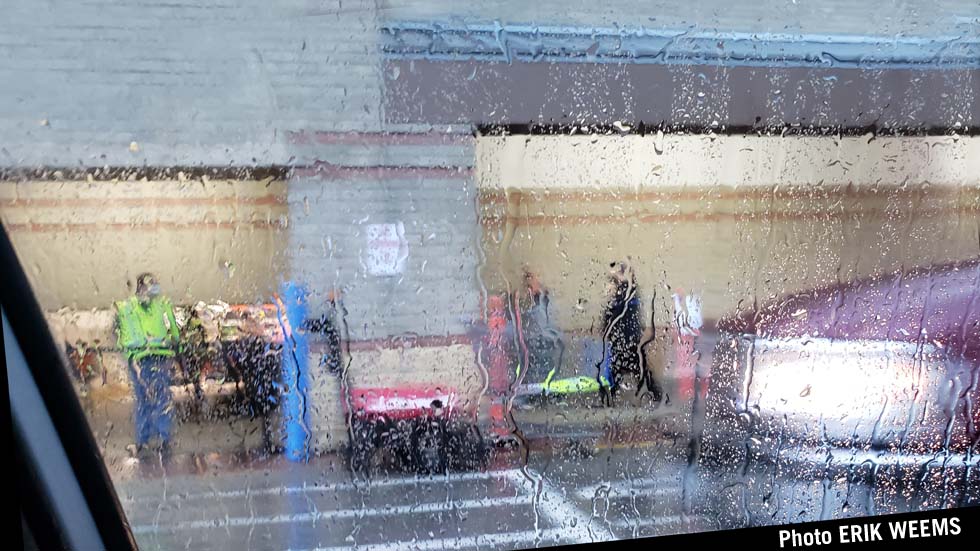 Rain at Walmart Richmond VA