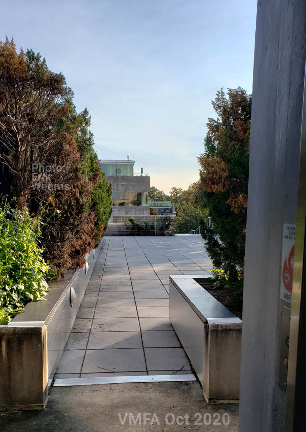 VMFA Museum viewed from the parking garage