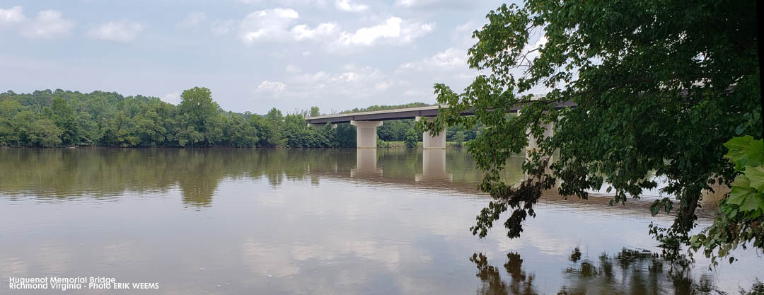 Huguenot Memorial Bridge on the James River