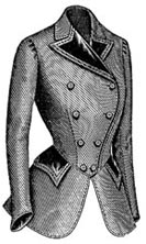1901 Ladies Jacket Louis XVI