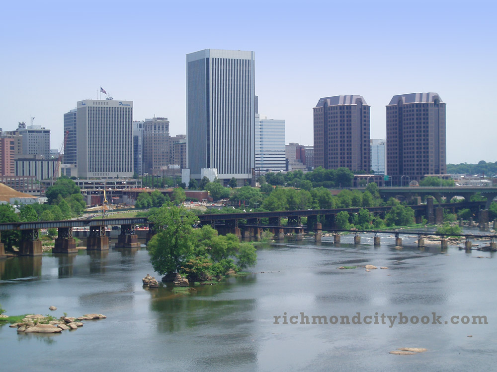 Richmond City from the Robert E Lee Bridge
